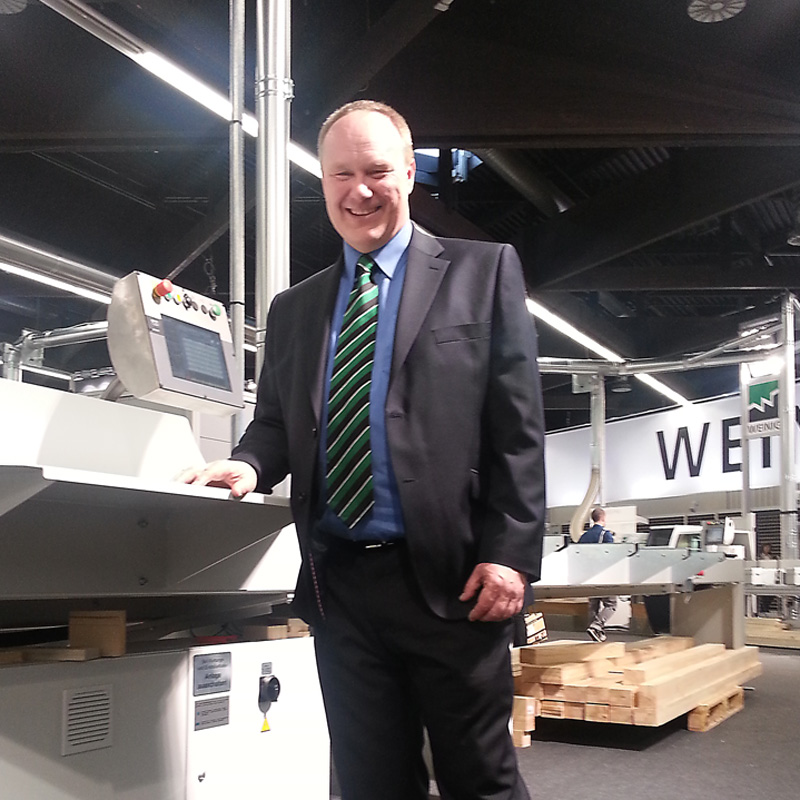 On the Weinig Stand in Germany